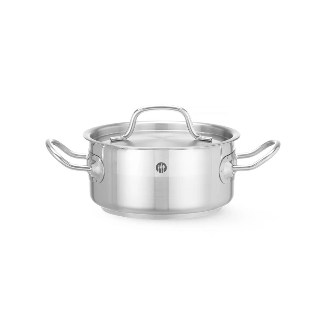 Olla baja con tapa Profi Line Hendi