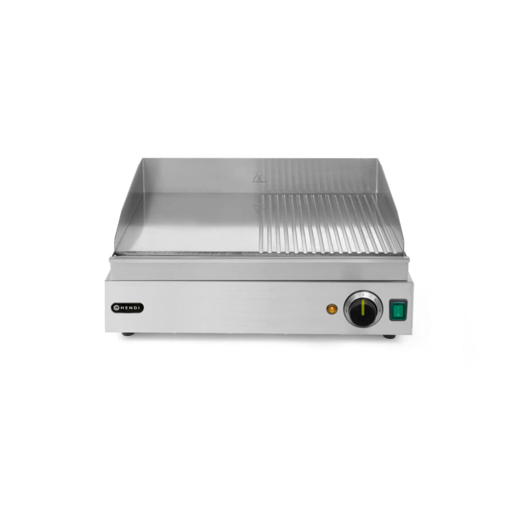 Plancha de cocina eléctrica para hostelería Profi Line Hendi 518 x 330 mm