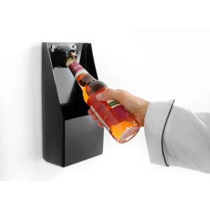 Abrebotellas con contenedor para tapones
