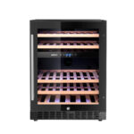 Enfriador de vino doble zona para vinoteca