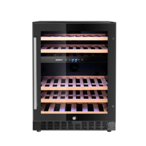 Enfriador de vino doble zona para vinoteca