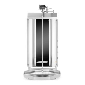 Parrilla eléctrica para kebab de acero inoxidable
