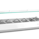vitrina expositora refrigerada 7 recipientes