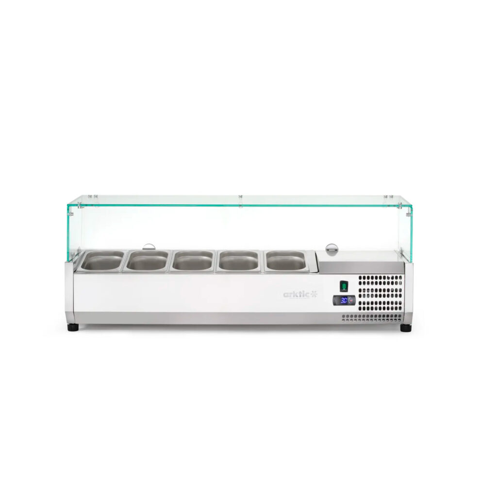 Vitrina expositora refrigerada GN 1/4 para servicio Arktic Hendi