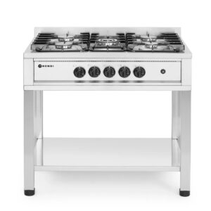 Cocina a gas 5 quemadores marco abierto