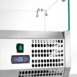 control de temperatura de la vitrina refrigerada Hendi GN 3/1