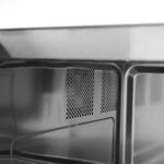 detalle de la cámara interior del microondas profesional Hendi