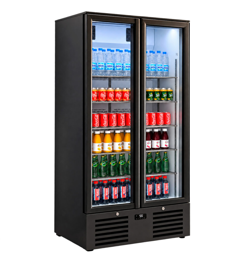 Expositor refrigerado vertical 2 puertas Infrico
