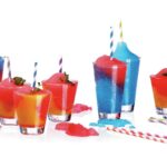 Granizados colores bebidas frias cocteles