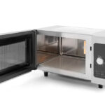 interior acero inoxidable microondas profesional Hendi