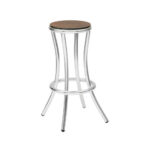 Taburete alto para bar Atenas acabado cobre