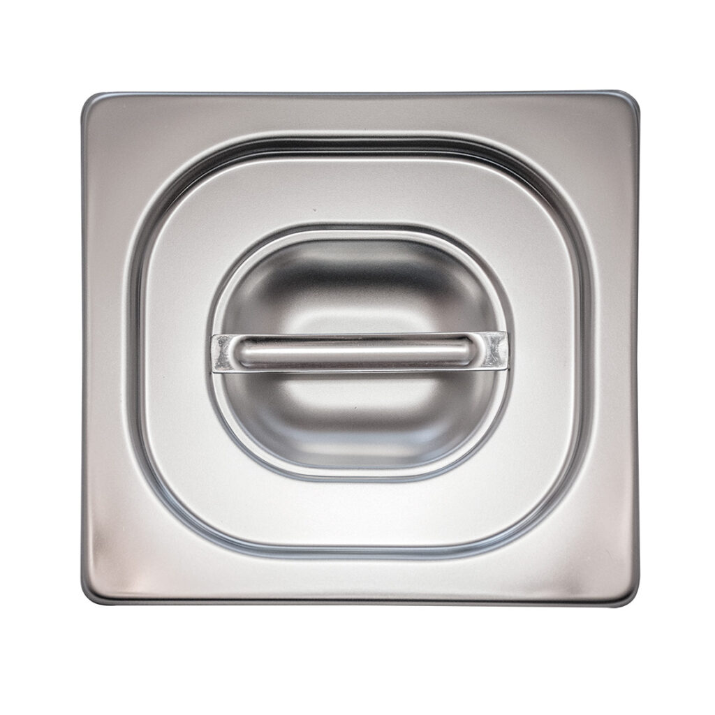 Tapa para cubeta GN 1/6 acero inoxidable Fricosmos