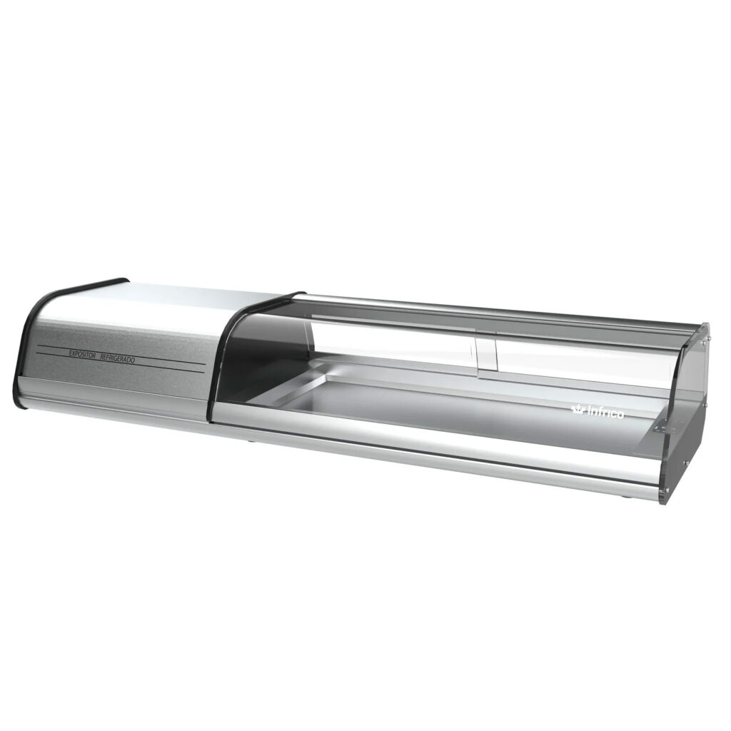 Vitrina expositora refrigerada para 4 platos VEP 4P Infrico