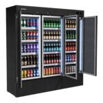 Expositor refrigerado minimarket color negro
