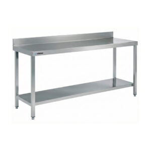Mesa de trabajo hosteleria 500 mm acero inoxidable