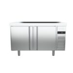 Mesa refrigerada remota Euronorma 600×400 serie 800 Infrico 1390 × 800 × 850 mm vista 2