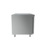 Mesa refrigerada remota Euronorma 600×400 serie 800 Infrico 1390 × 800 × 850 mm vista 3